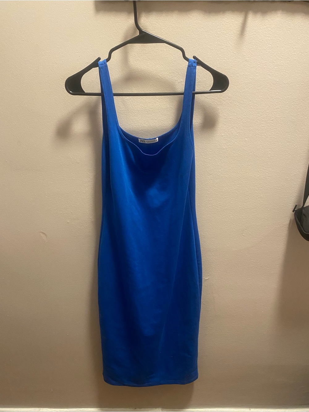Zara Blue Tank Sleeveless Slip Dress